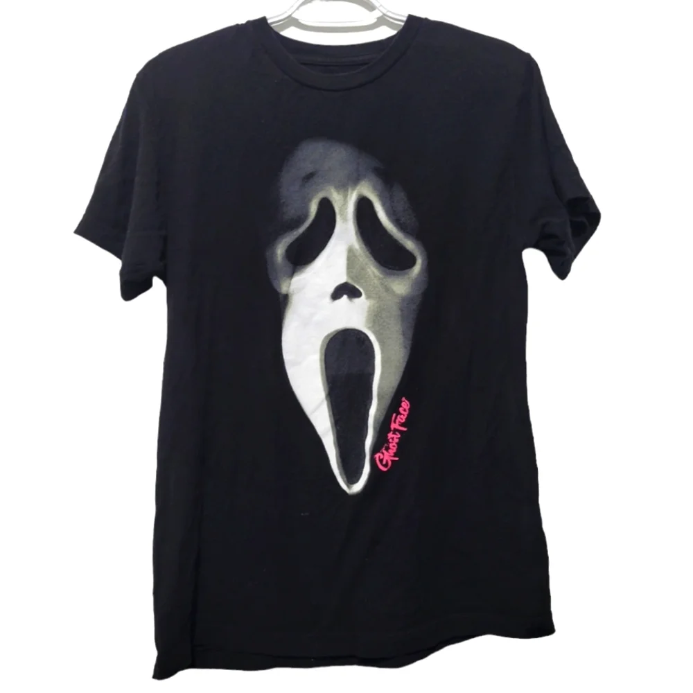 Ghost Face Scream The Icon Of Halloween Men's Graphic T-Shirt Medium - Picture 1 of 4